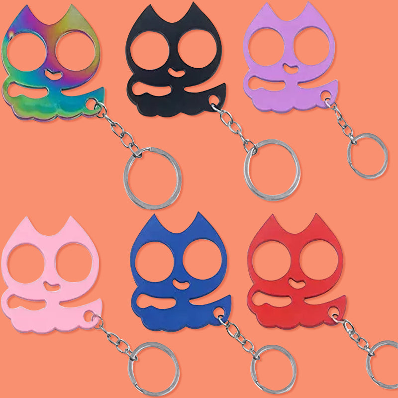 CAT SAFETY KEYCHAIN