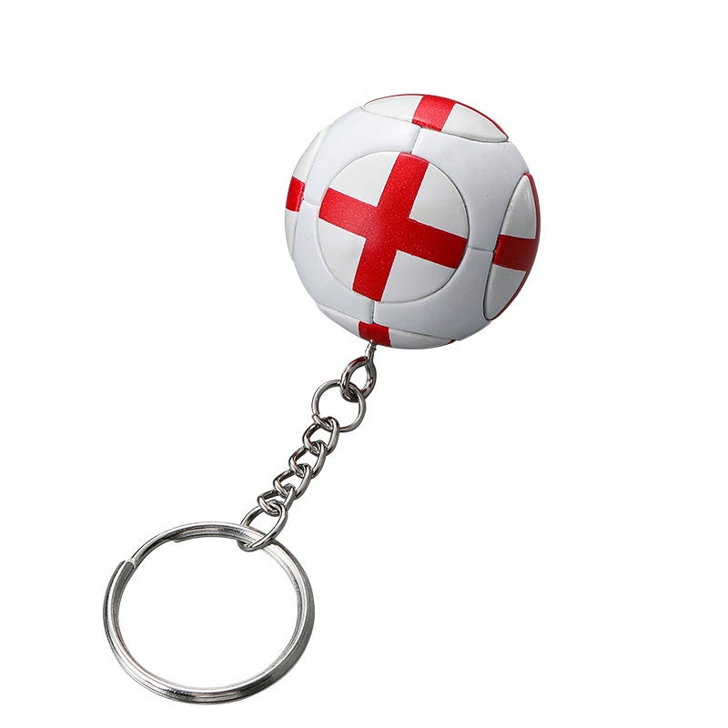SET OF 3 FOOTBALL FANS' ACCESSORY CREATIVE KEYCHAIN