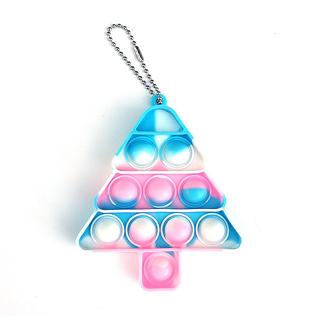 CHRISTMAS FIDGET TOY ANTISTRESS KEYCHAIN