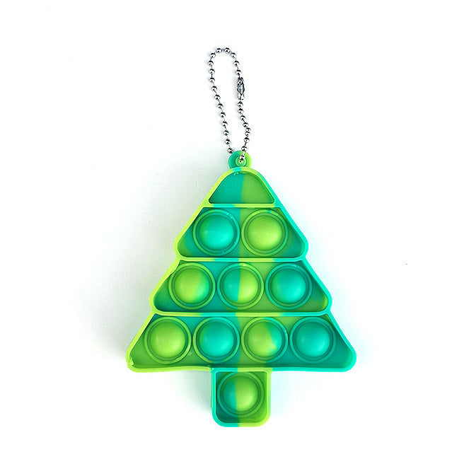 CHRISTMAS FIDGET TOY ANTISTRESS KEYCHAIN