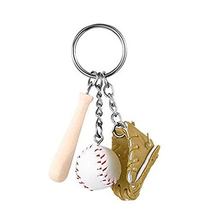 CREATIVE MINI BASEBALL GLOVE KEYCHAIN