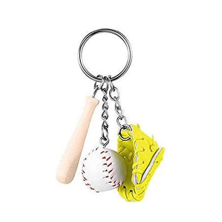 CREATIVE MINI BASEBALL GLOVE KEYCHAIN