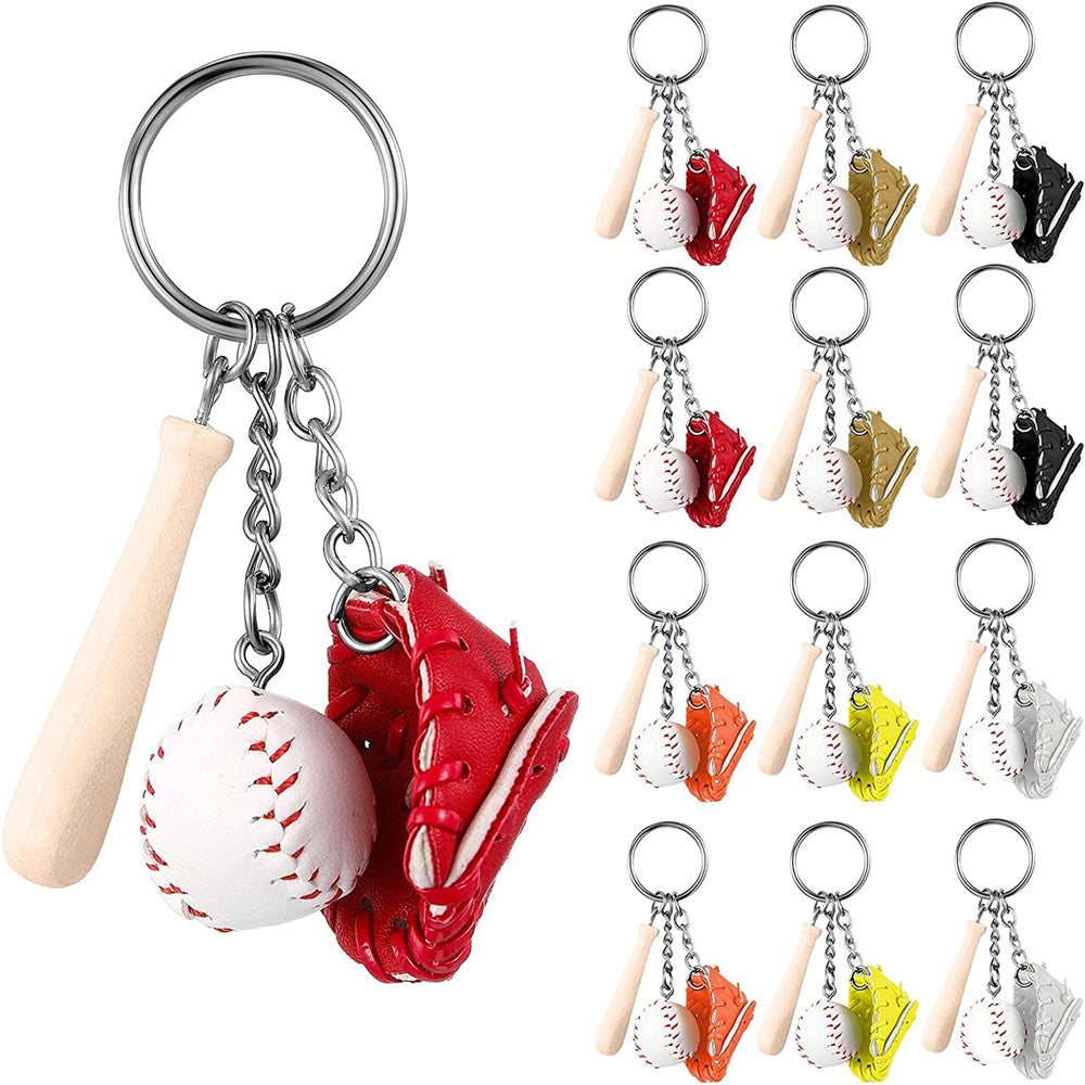 CREATIVE MINI BASEBALL GLOVE KEYCHAIN