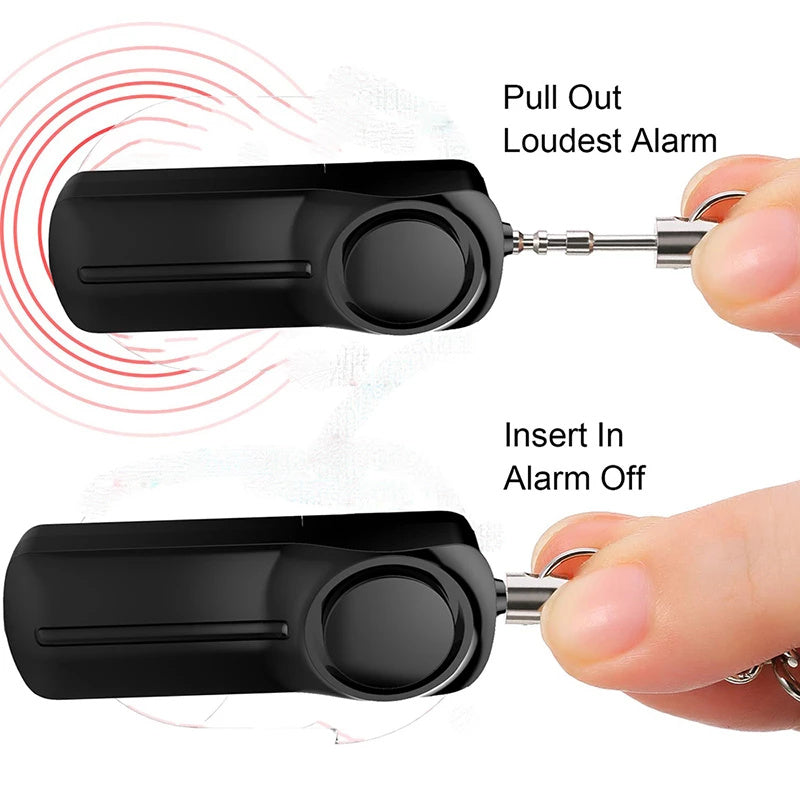 130dB SAFETY ALARM SELF DEFENSE KEYCHAIN