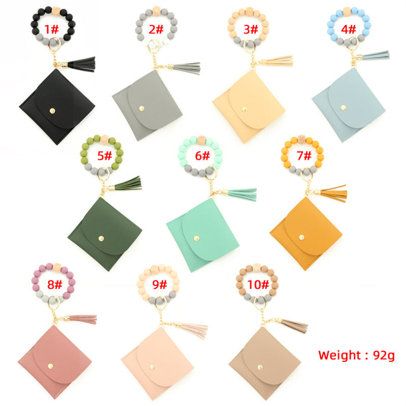 SILICONE KEY RING BRACELET WRISTLET BRACELETS