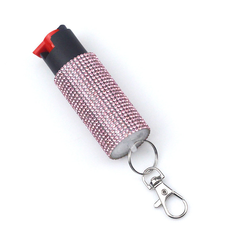 GLITTER PEPPER SPRAY KEYCHAIN