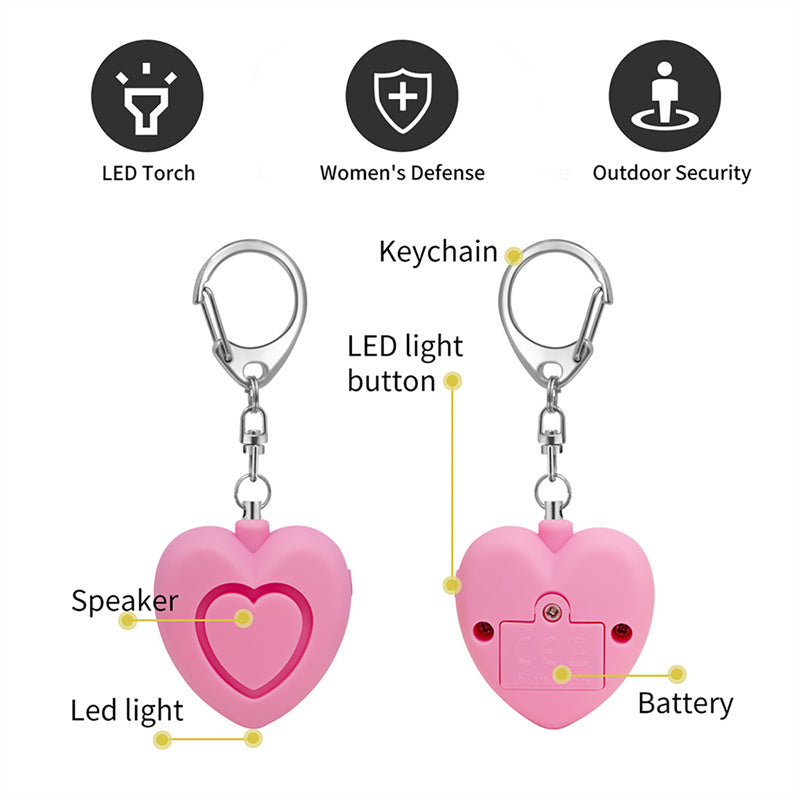 SAFE PERSONAL ALARM KEYCHAIN