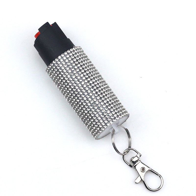 GLITTER PEPPER SPRAY KEYCHAIN