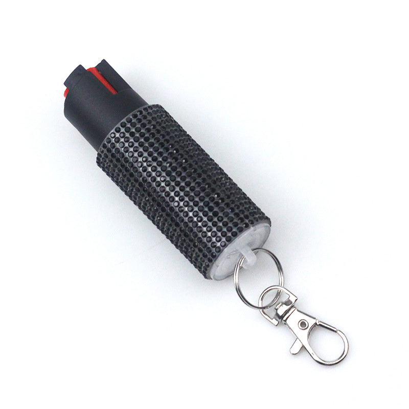 GLITTER PEPPER SPRAY KEYCHAIN