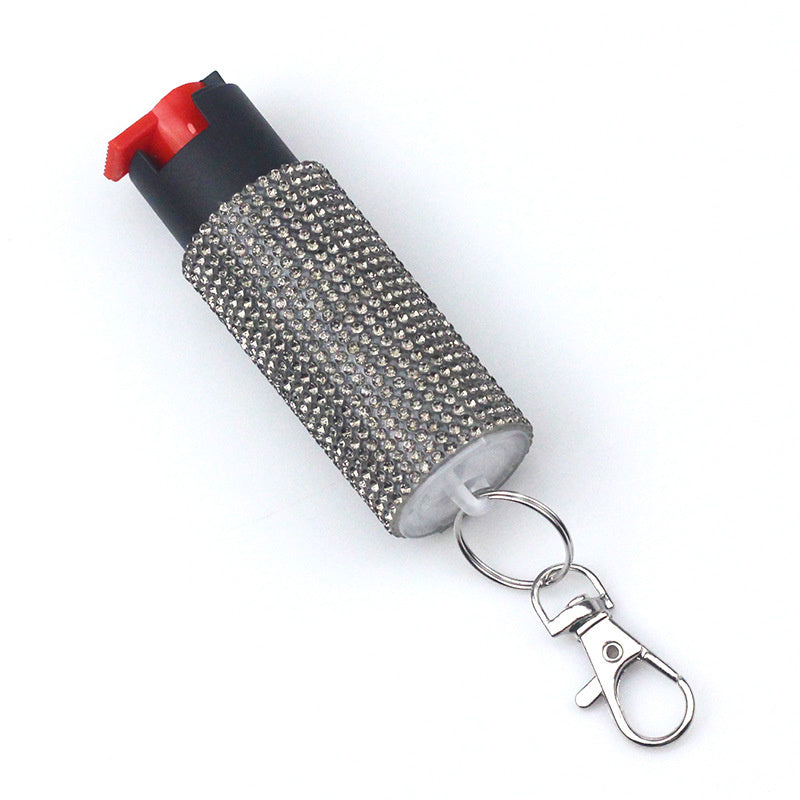 GLITTER PEPPER SPRAY KEYCHAIN