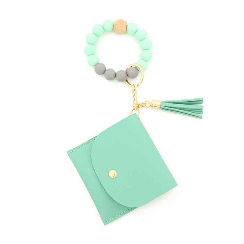 SILICONE KEY RING BRACELET WRISTLET BRACELETS