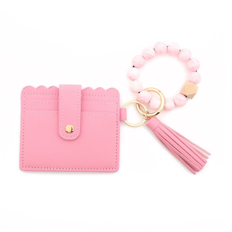 WRISTLET KEYCHAIN BRACELET WALLET