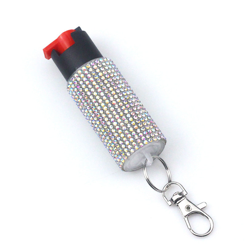 GLITTER PEPPER SPRAY KEYCHAIN