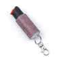 GLITTER PEPPER SPRAY KEYCHAIN