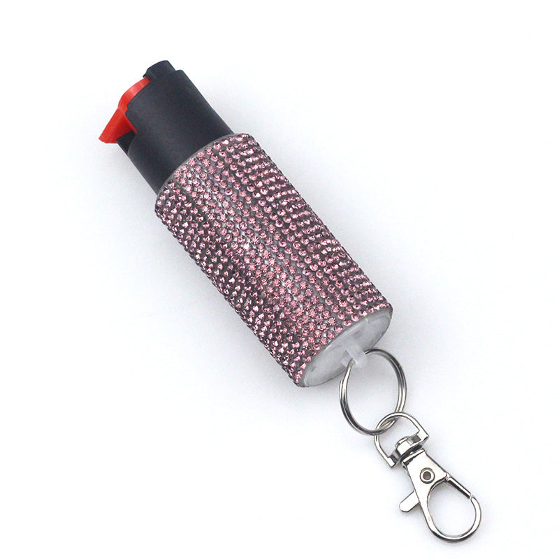 GLITTER PEPPER SPRAY KEYCHAIN