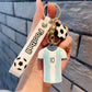 SOCCER KEYRING JERSEY CUTE DOLL KEYCHAIN