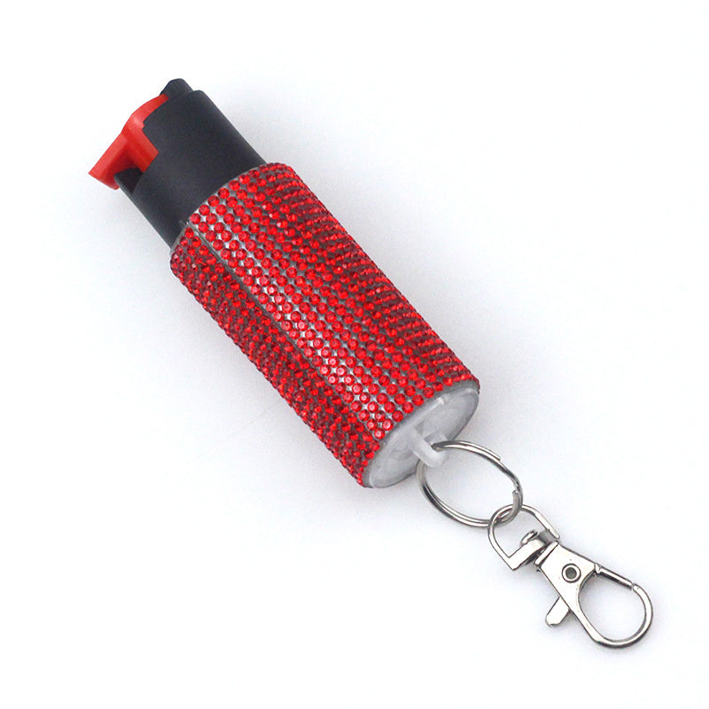 GLITTER PEPPER SPRAY KEYCHAIN